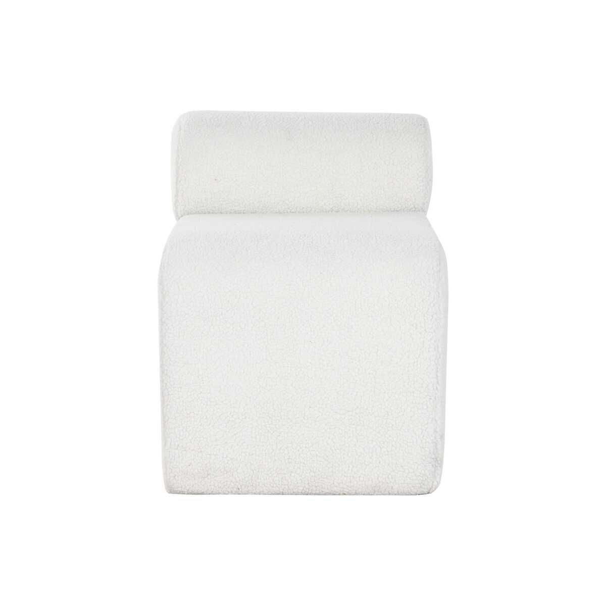 Kruk Home ESPRIT Wit Polyester Hout MDF 48 x 69 x 63 cm